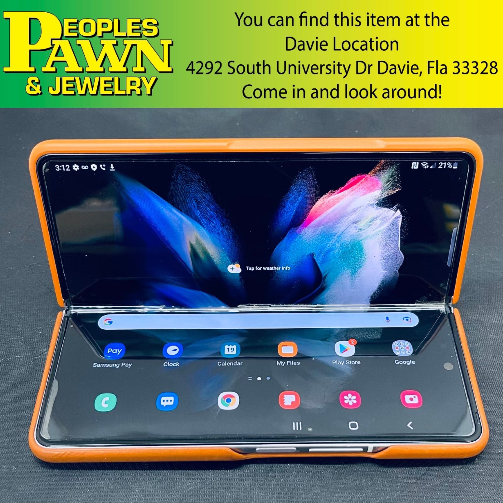 Samsung Galaxy Z Fold3 Phone (AT&T) for Sale in Fort Lauderdale, FL