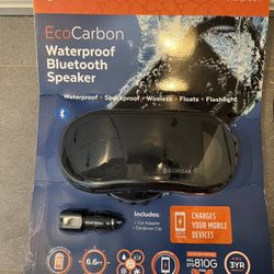 Ecoxgear Eco carbon Bluetooth Waterproof Speaker (black) 