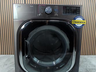 LG 7.4 Cu. Ft. Smart wi-fi Enabled Front Load Gas Dryer with TurboSteam and Built-In Intelligence - Black Steel (DLGX4501B-D-N438)