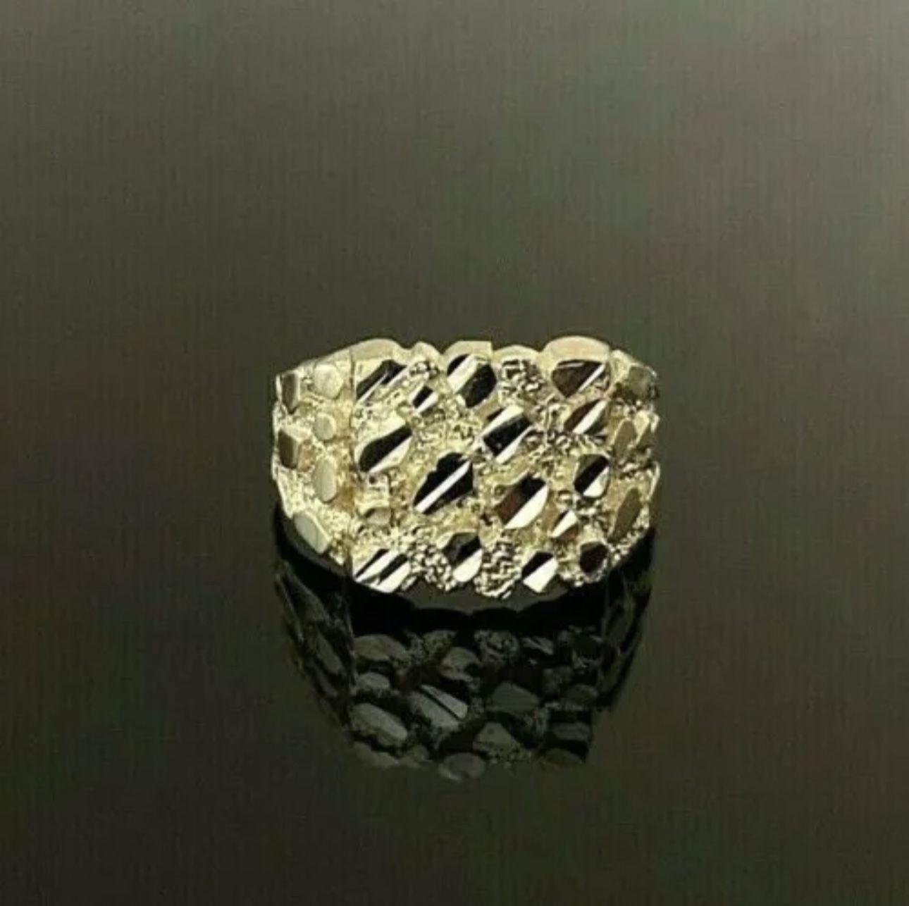 10k Nugget Ring
