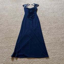Ralph Lauren Blue Formal Dress Size 2