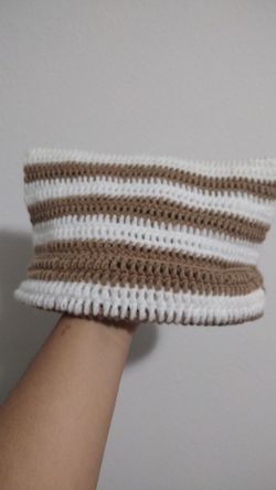 Crochet cat beanie