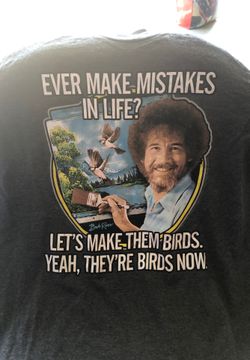 Bob Ross t shirt