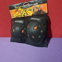 Mongoose Kids BMX Bike Gel Knee and Elbow Pad Set