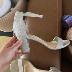 Sparkly Woman, Wedding Heels, Size 8