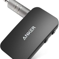 Anker Soundsync Bluetooth Receiver for Music Streaming with Bluetooth 5.0, Dual Device Connection, Handsfree Calls, 12-Hour Battery Life, Use in Car, 