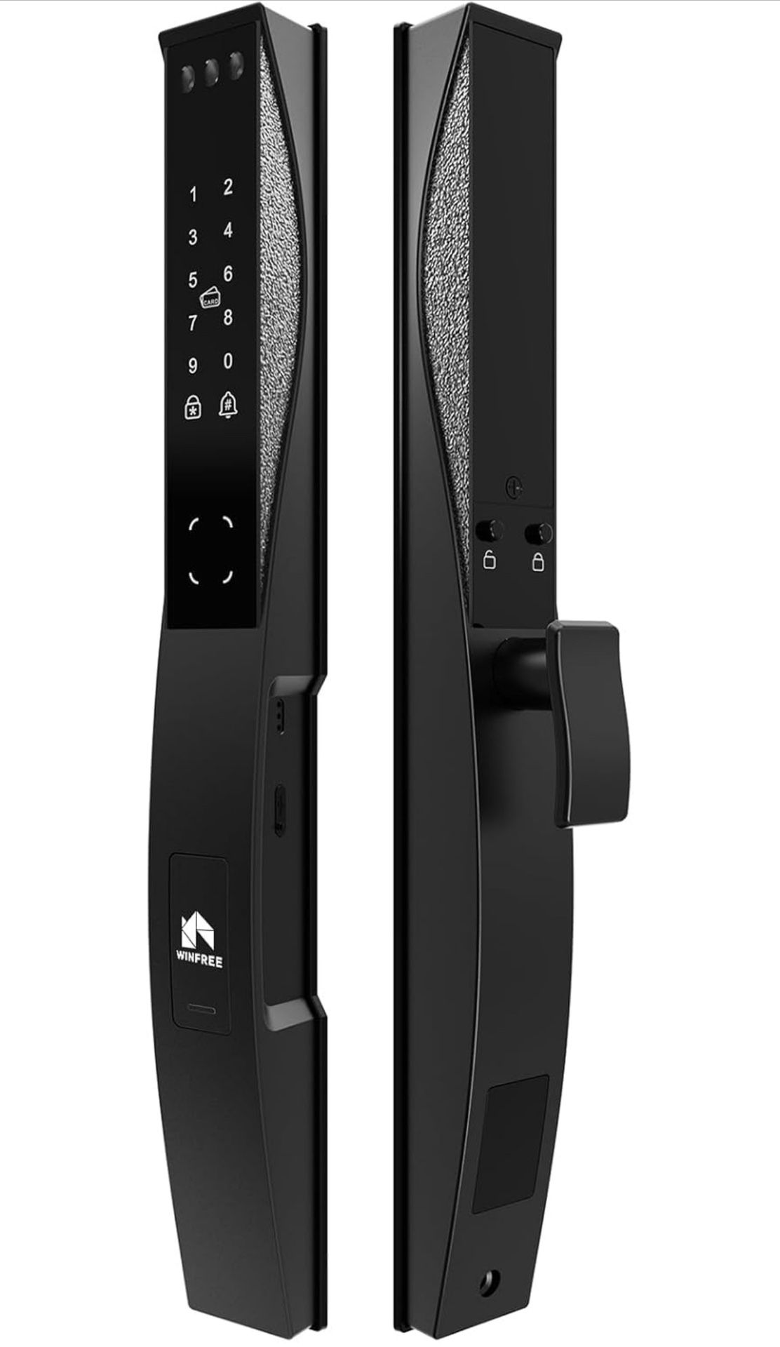 3D Face Recognition Smart Door Lock, Fingerprint, Passcode, IC Card, APP Control