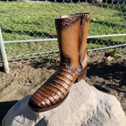 Bota Vaquera Con Cierre  