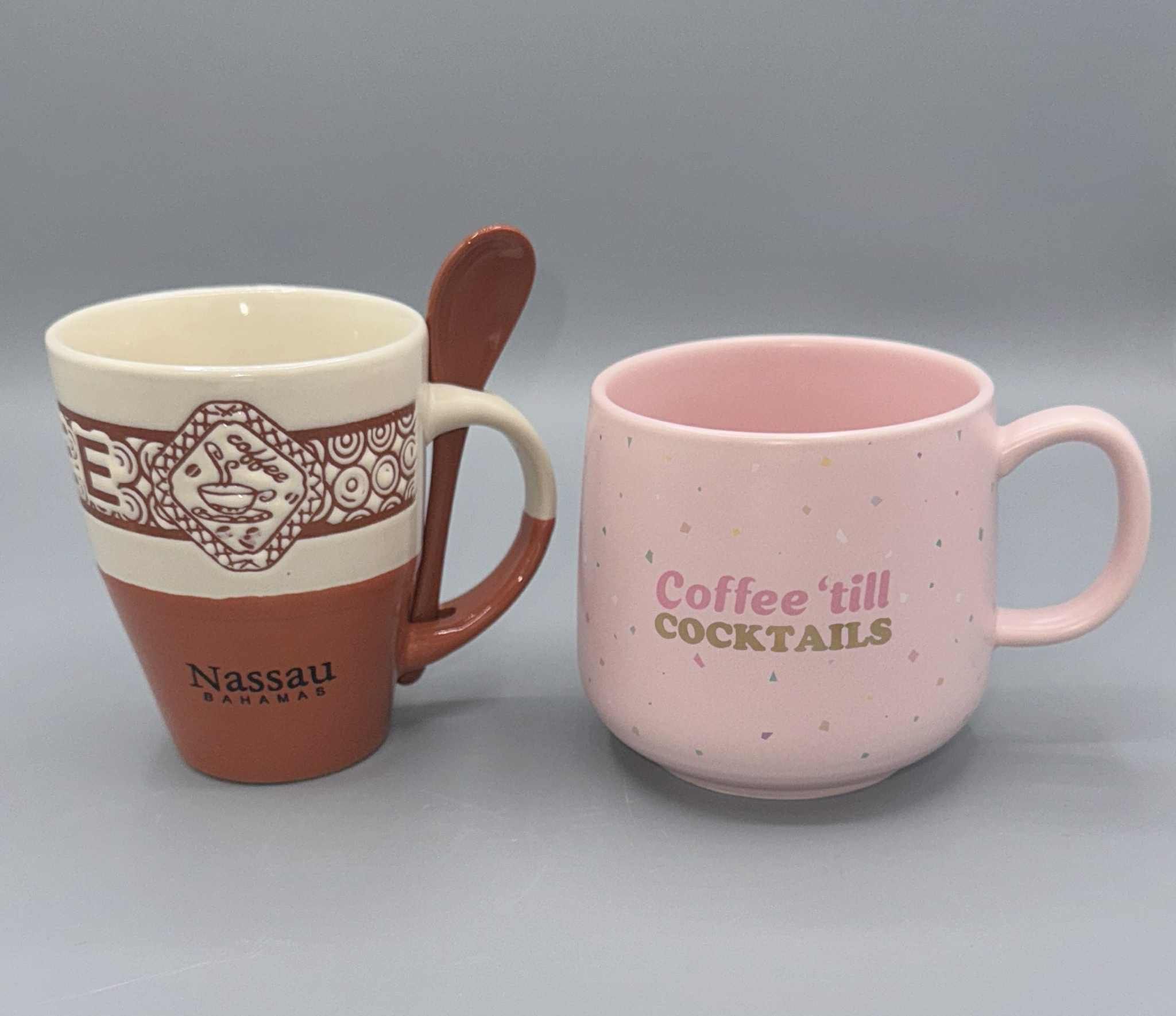 Coffee Mugs & Wall Decor Nassau Bahamas and Coffee ‘till Cocktails