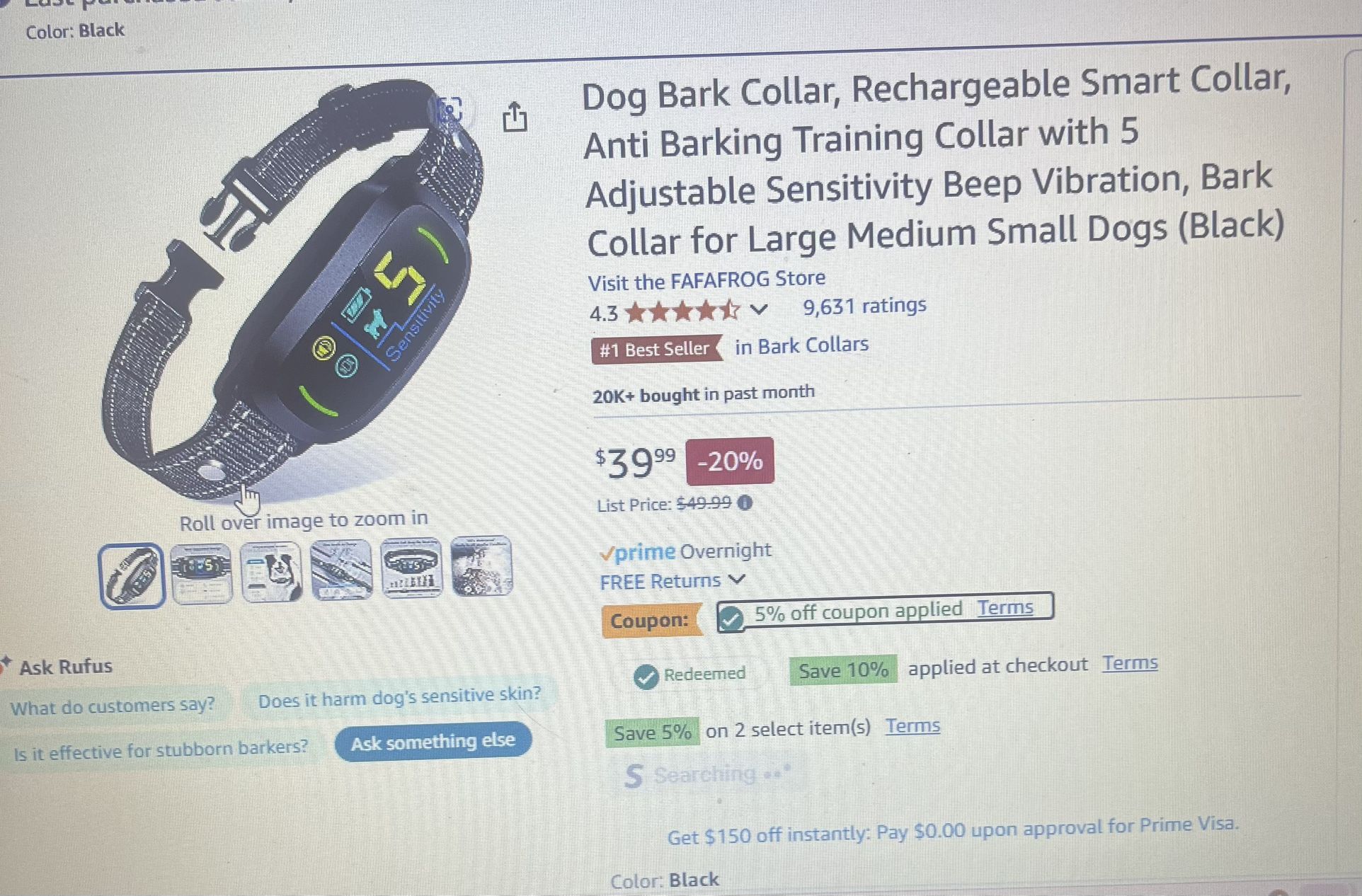 Bark Collar - Used Twice