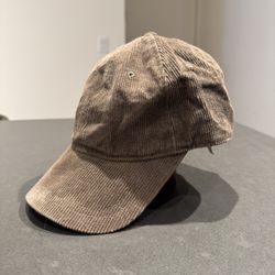 Banana Republic Brown Corduroy Baseball Cap Adjustable Strapback Hat