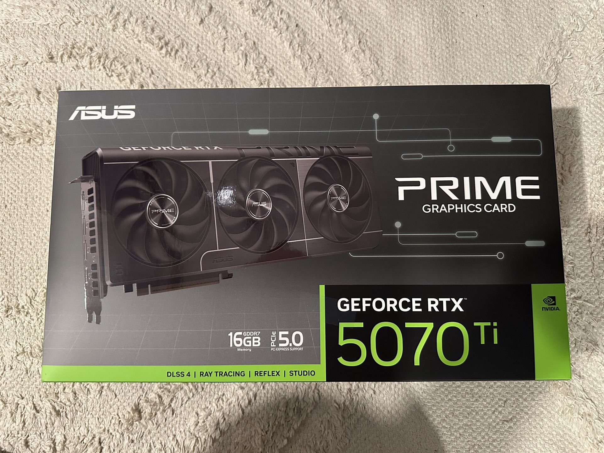 Asus Prime 5070 Ti Sealed Graphics Card