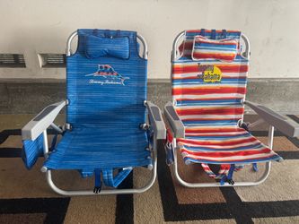 Couple beach chairs