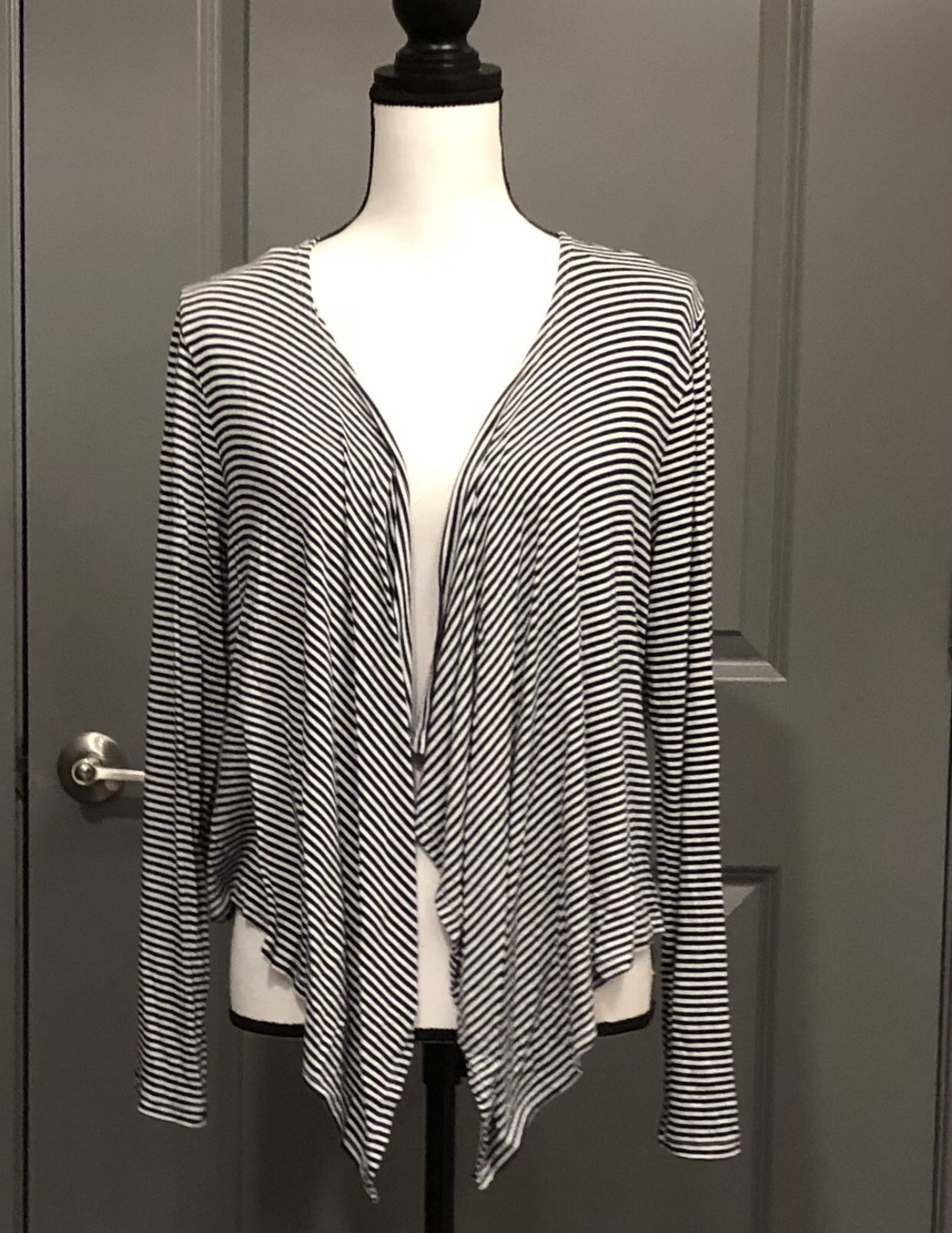 Karen Kane Striped Cardigan
