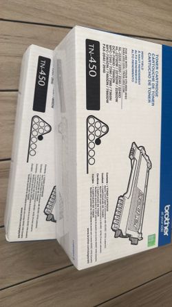 Brother Genuine TN450 2-Pack High Yield Black Toner Cartridge