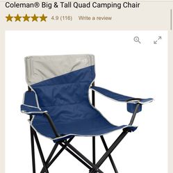 Coleman Big & Tall Quad Camping Chair