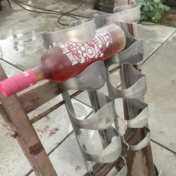 IKEA stainless steel wine rack