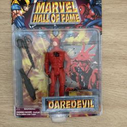 New In Box Toybiz Marvel Hall Of Fame Daredevil Figure