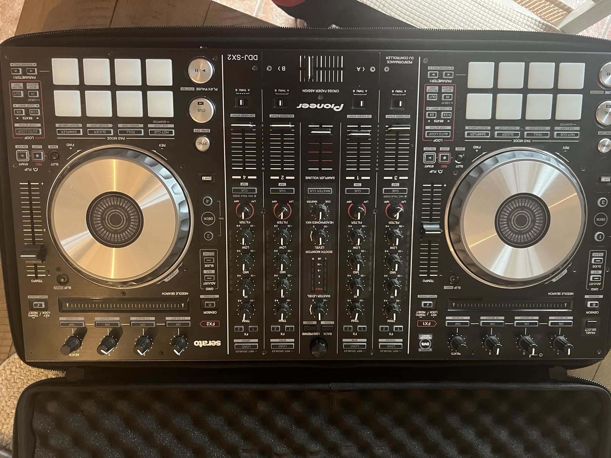 Pioneer DDJ SX2 And 1 Samon Resolv RXA5
