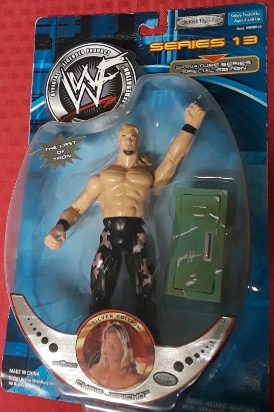 WWE Jakks Pacific Chris Jericho Action Figure Titantron Live 2001 NEW WCW