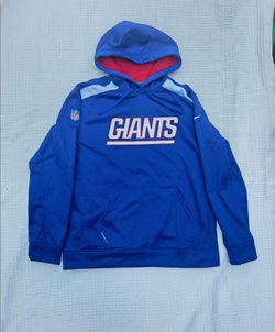 Nike NFL New York Giants Blue Hoodie Size L