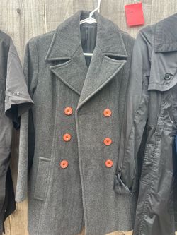 Made in Italy gray coat size M women