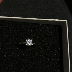 Moissanite ring
