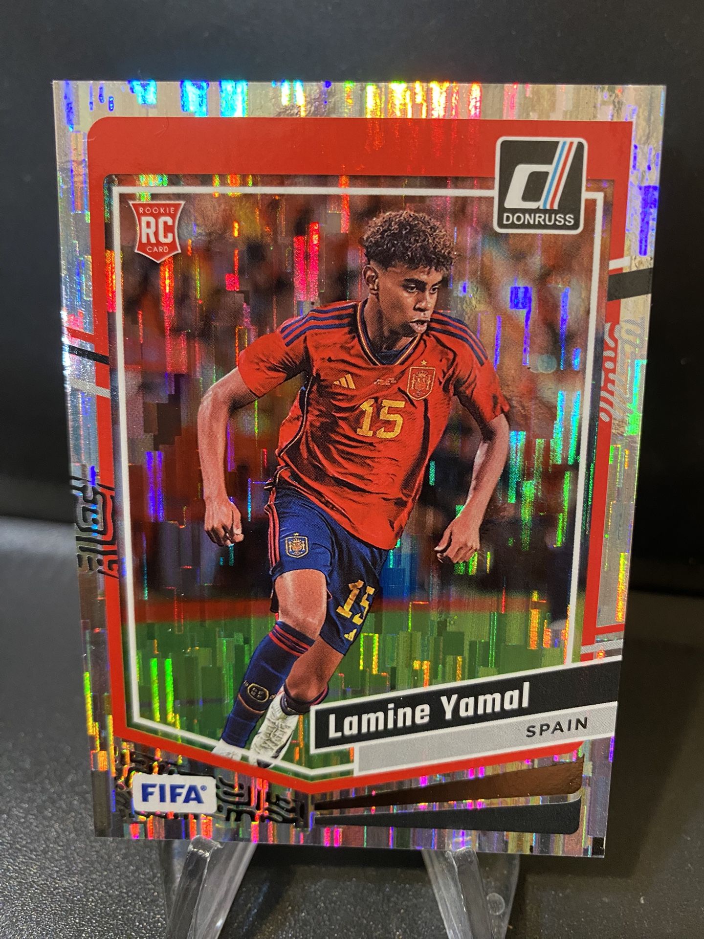 Lamine Yamal Donruss Silver Prizm Rated Rookie