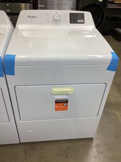 Whirlpool 7 cu.ft. Vented Top Control Electric Dryer in White New Scratch and Dent