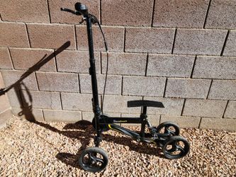 BlessReach Knee Scooter for Adults for Foot Injuries, Dual Braking System
300lbs Foldable Leg Scooter, 120° Turning, PadAdjustable Height, Storage Bag