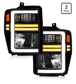 08-10 Ford Super Duty LED Headlights