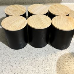Empty Glass candle Jars 9oz