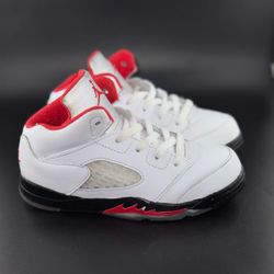Jordan 5 Retro Fire Red Silver Tongue (2020) (TD)