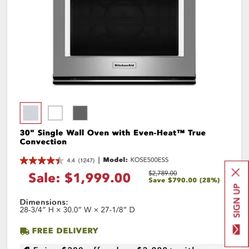 Kitchen Aid Wall Oven