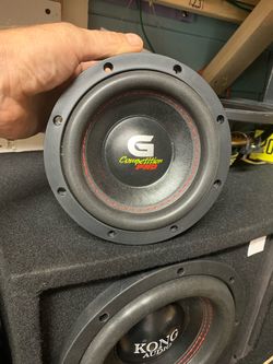 New 6.5" Genius Audio Mini Competition Pro Subwoofer $70 Each