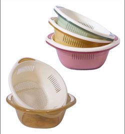 Juego de Colador Redondo para Cocina