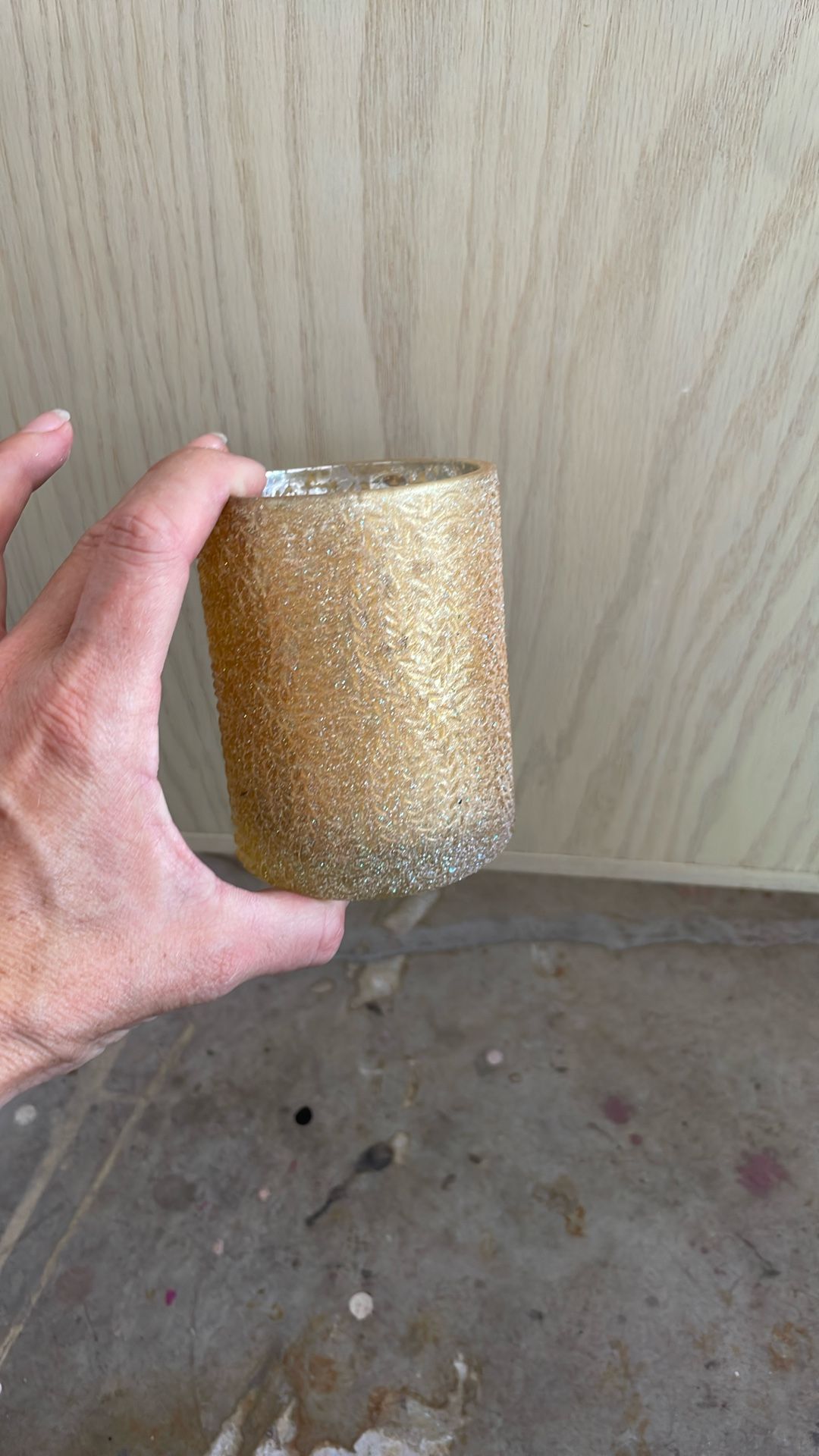 Gold Candle Holders Or Vases