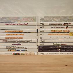 20 Nintendo Wii Games