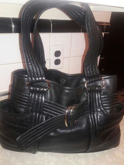 "KOOBA" BRAND BLACK LEATHER PURSE
