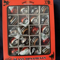 Christopher Radko Shiny Brite Halloween Glass Ornaments NEW