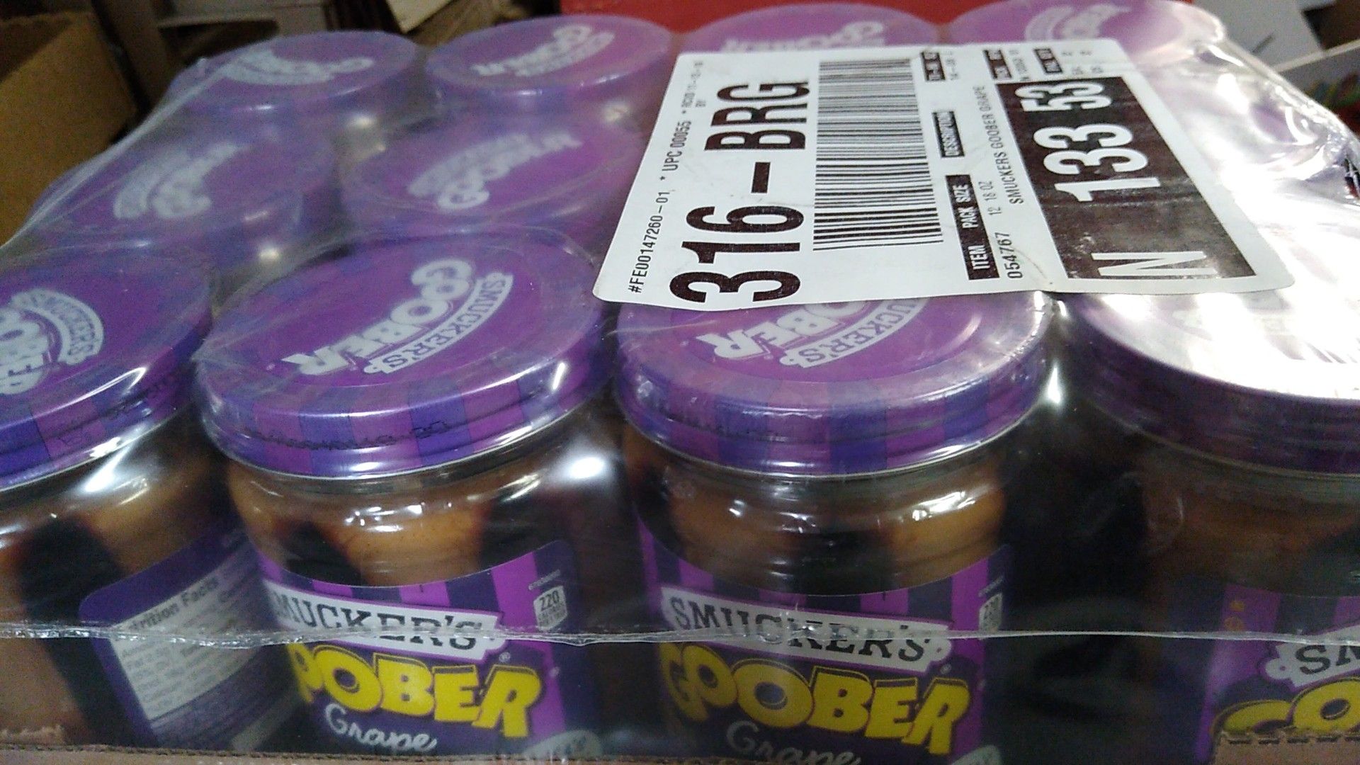 Peanut butter and jelly
