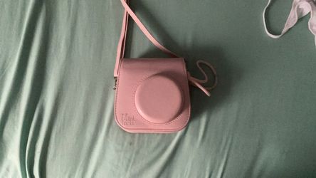 Pink instant camera