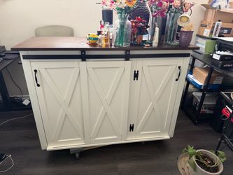 Barn Door Kitchen Island