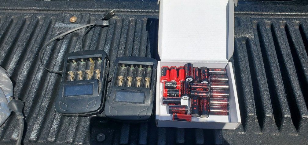 CR123A Batteries And Chargers