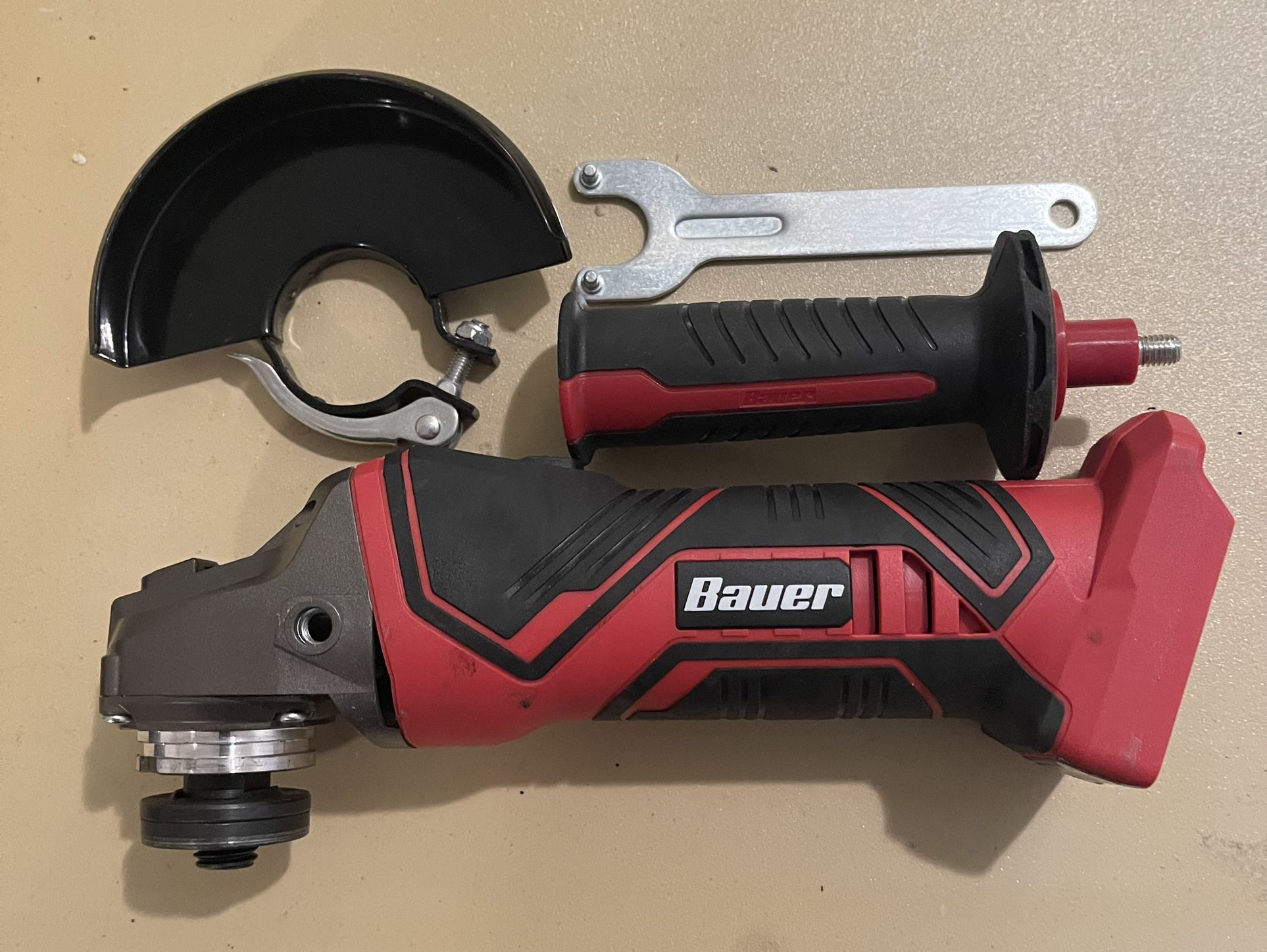 BAUER 20V  BRUSHLESS CORDLESS 4-1/2 ANGLE GRINDER+LithiumBattery+Battery Charger
