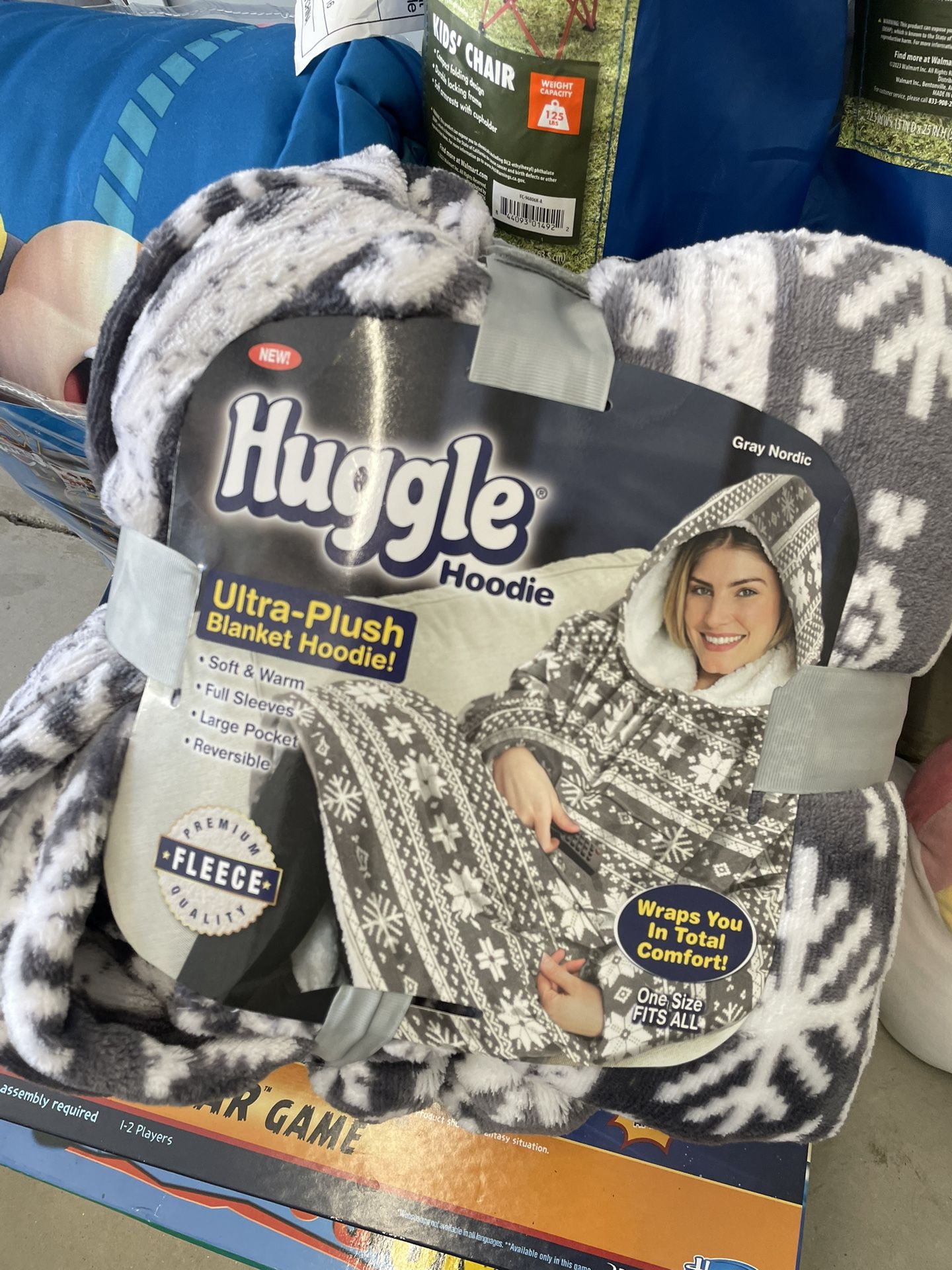 Huggle Hoodie Ultra-Plush Blanket