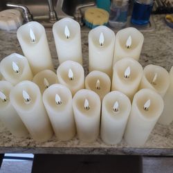 Flameless Real Wax Battery Operated Candles