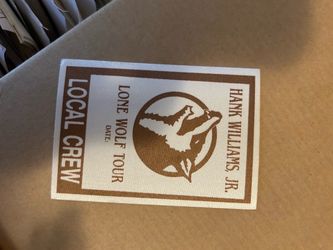 Vintage backstage pass stickers