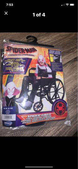 Spider-Gwen Child Adaptive Costume Size M (8-10)