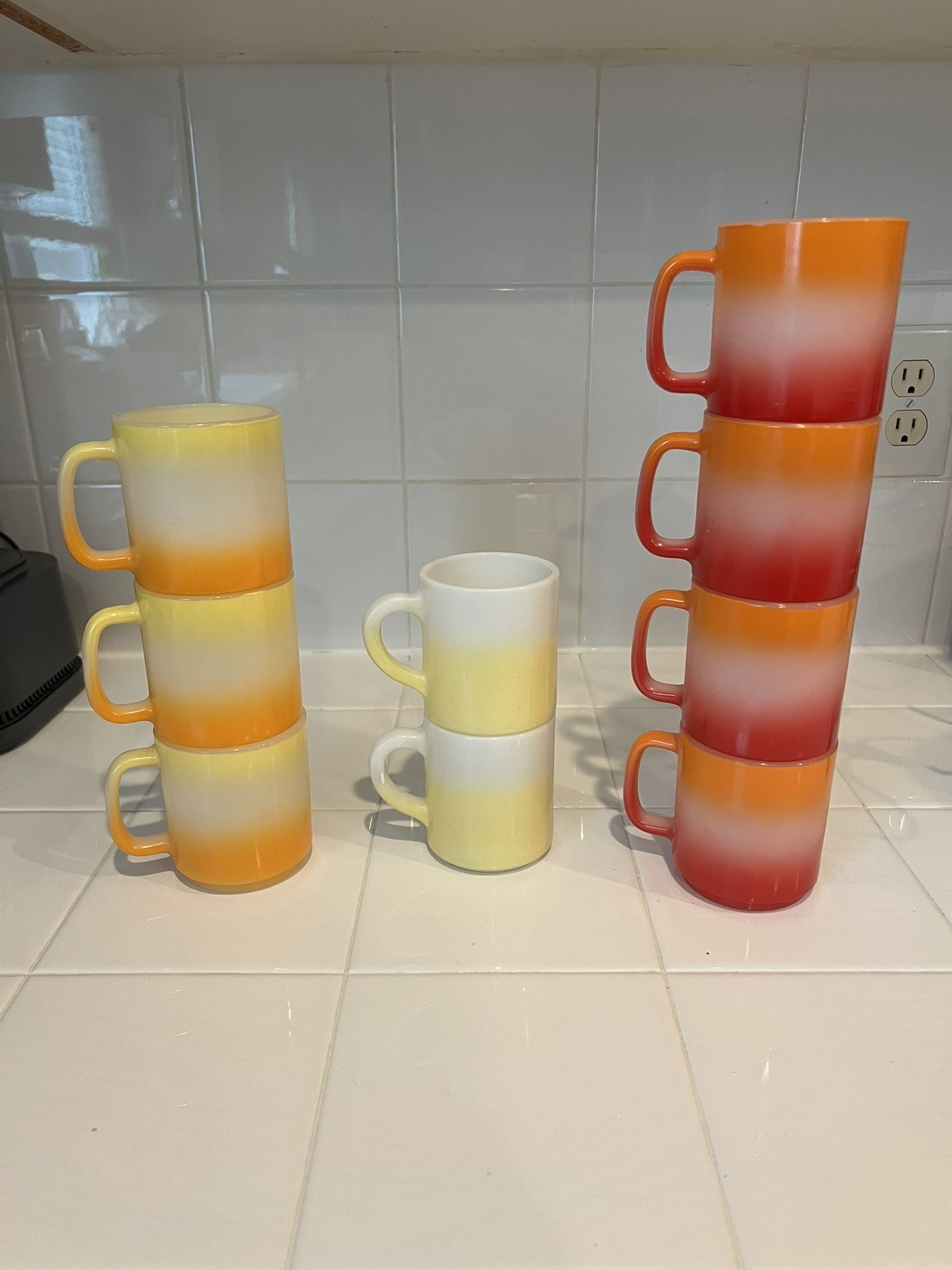 Vintage Hazel Atlas Coffee Mugs Lot